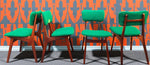 4 REUPHOLSTERED Danish Mid Century Modern Teak Chairs by Arne Hovmand Olsen 4