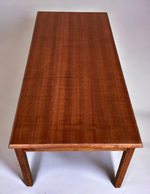 REFINISHED Set of Danish Mid Century Modern coffee table & 2 end tables 13