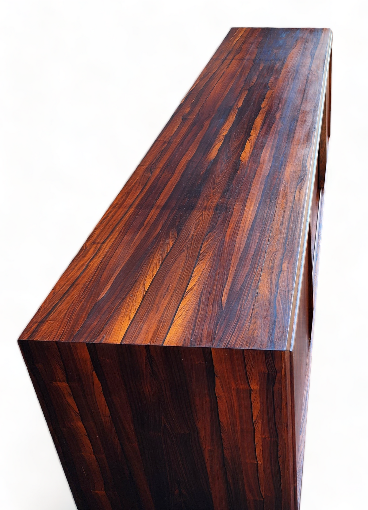 REFINISHED Danish MCM Brazilian Rosewood Sideboard by E.W.Bach  77