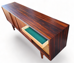 REFINISHED Danish MCM Brazilian Rosewood Sideboard by E.W.Bach  77