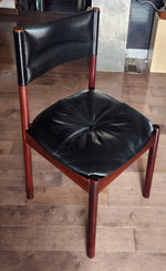 Danish Mid-Century Modern Teak & Leather Modus Chair by Kristian Solmer Vedel 2