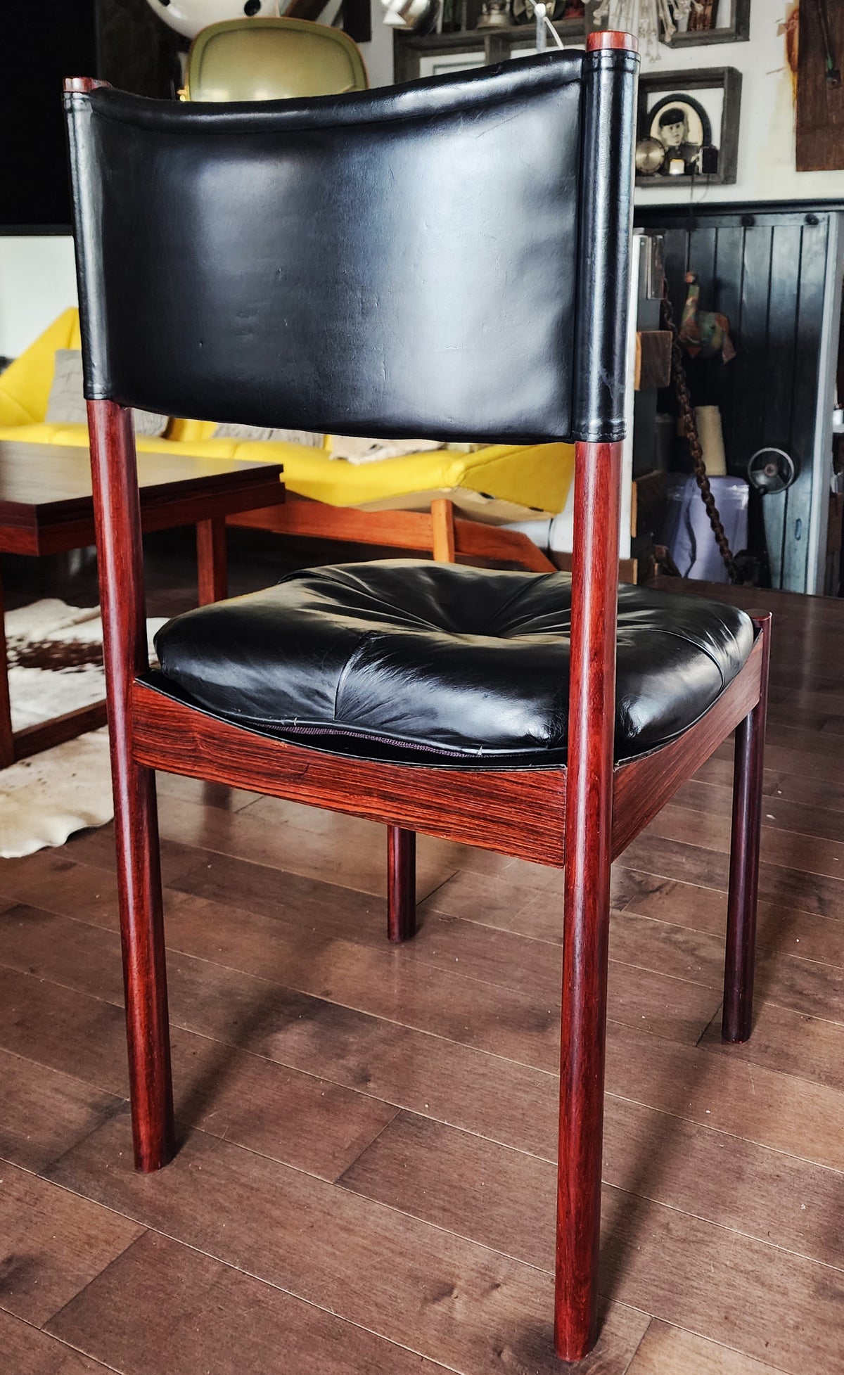 Danish Mid-Century Modern Teak & Leather Modus Chair by Kristian Solmer Vedel