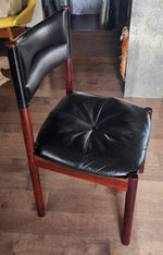 Danish Mid-Century Modern Teak & Leather Modus Chair by Kristian Solmer Vedel 8