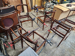 Choose Fabric***8 RESTORED Danish MCM Rosewood Chairs by Erik Buch 17