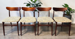 4 RESTORED Danish Mid Century Modern Rosewood Chairs by Schiønning & Elgaard 2