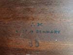 REFINISHED Danish MCM Rosewood Table Self Storing, 65