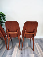 8 RESTORED Danish MCM Teak Shield Back Chairs by A. H. Olsen, will be REUPHOLSTERED 7