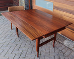 REFINISHED Danish Mid Century Modern Metamorphic Teak ‘Elevator’ Table by Kai Kristiansen, 3 Tables in 1 6