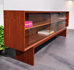 REFINISHED Danish MCM Teak TV Media Console by Clausen & Son w Finished Back 73