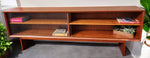 REFINISHED Danish MCM Teak TV Media Console by Clausen & Son w Finished Back 73