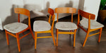 4 RESTORED Danish Mid Century Modern Teak Chairs by Farstrup 2