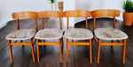 4 RESTORED Danish Mid Century Modern Teak Chairs by Farstrup 3