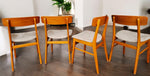 4 RESTORED Danish Mid Century Modern Teak Chairs by Farstrup 4