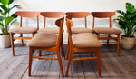 6 RESTORED Danish Mid Century Modern Teak & Beech Chairs by Farstrup 6