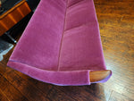 REFINISHED REUPHOLSTERED in Wool Mohair Danish Mid Century Modern Teak Sofa 93