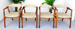 2 REFINISHED Danish Mid Century Modern Teak Armchairs by Th. Harlev (2 pairs available) 2
