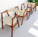 2 REFINISHED Danish Mid Century Modern Teak Armchairs by Th. Harlev (2 pairs available) 4