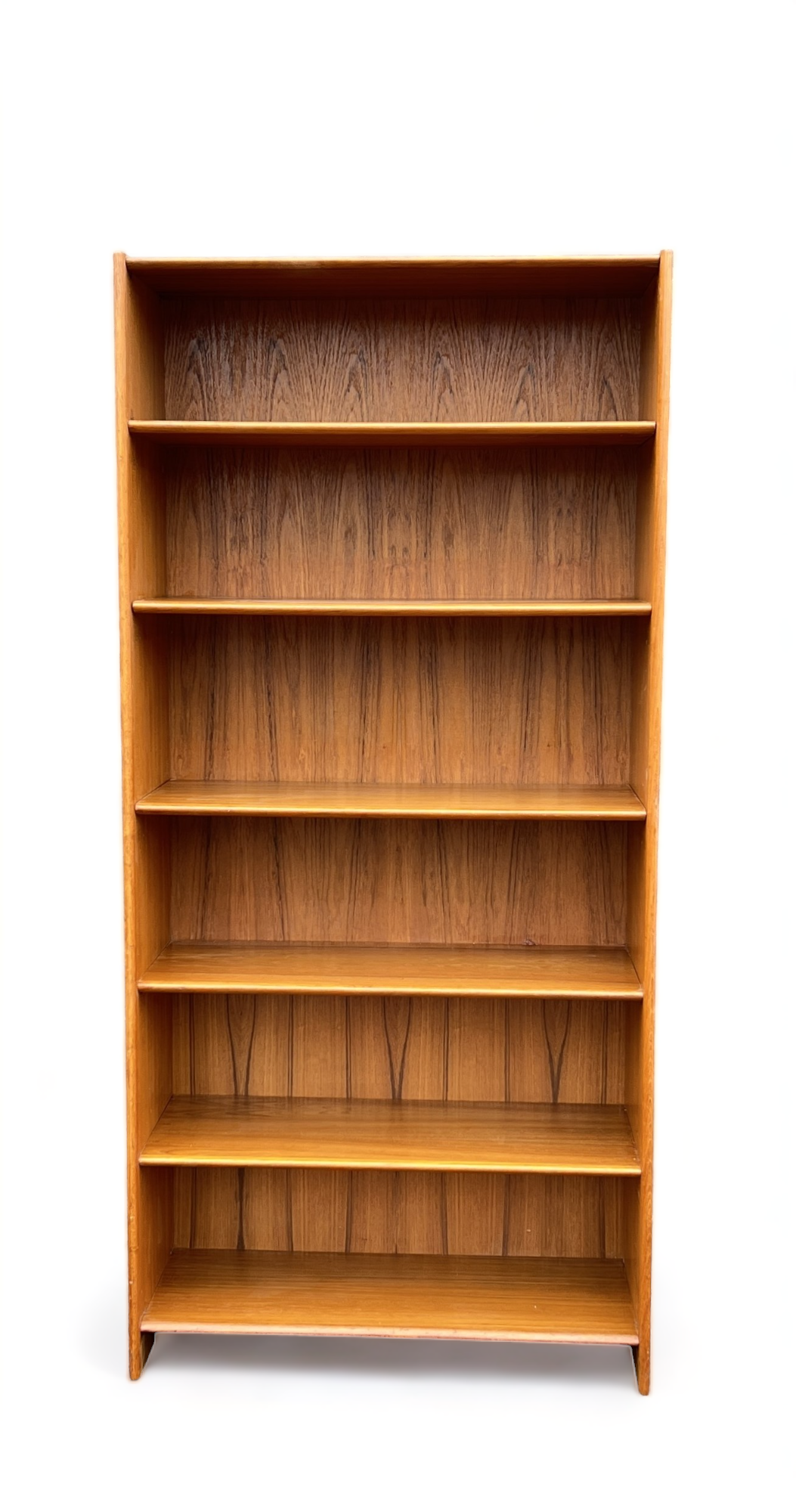 RESTORED Danish Mid Century Modern Teak Bookcase by DYRLUND  H 77