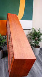REFINISHED Danish MCM Teak Console by Axel Christensen for ACO Møbler 71