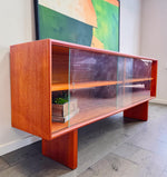 REFINISHED Danish MCM Teak Console by Axel Christensen for ACO Møbler 71