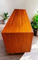 REFINISHED Danish MCM Teak Sideboard Buffet 60