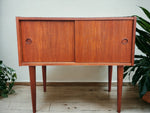 REFINISHED Danish Mid Century Modern Teak Cabinet & Mirror 7