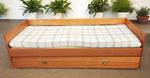 Danish Mid Century Modern Teak Day Bed with Storage by Domino AS IS or REFINISHED 2