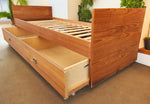 Danish Mid Century Modern Teak Day Bed with Storage by Domino AS IS or REFINISHED 4