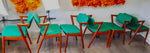 6 REFINISHED REUPHOLSTERED Danish MCM Teak Armchairs by Kai Kristiansen, Model 42 2