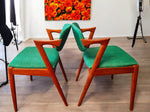 6 REFINISHED REUPHOLSTERED Danish MCM Teak Armchairs by Kai Kristiansen, Model 42 4