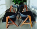 2 RESTORED REUPHOLSTERED Danish MCM Teak Armchairs by Th. Harlev #205 2
