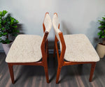 4 RESTORED Danish Mid Century Modern Teak Chairs by D-Scan 8