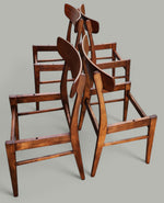4 REFINISHED REUPHOLSTERED Danish Mid Century Modern Teak Chairs by Farstrup 8