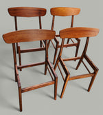 4 REFINISHED REUPHOLSTERED Danish Mid Century Modern Teak Chairs by Farstrup 9