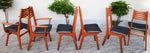 6 RESTORED Danish Mid Century Modern Teak Chairs (2 arm, 4 side) # 83 by Boltinge 2