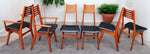 6 RESTORED Danish Mid Century Modern Teak Chairs (2 arm, 4 side) # 83 by Boltinge 7