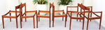 6 REFINISHED REUPHOLSTERED in wool mohair Danish MCM Teak Chairs by Bramin 8