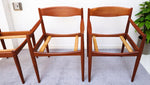 6 REFINISHED REUPHOLSTERED in wool mohair Danish MCM Teak Chairs by Bramin 10