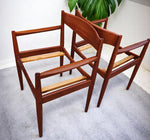 6 REFINISHED REUPHOLSTERED in wool mohair Danish MCM Teak Chairs by Bramin 14