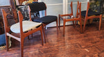 Choose Fabric***4 REFINISHED Danish Mid Century Modern teak chairs by Erik Buch, model 49 5