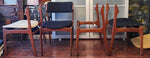 Choose Fabric***4 REFINISHED Danish Mid Century Modern teak chairs by Erik Buch, model 49 7