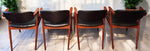 4 REFINISHED Danish MCM Teak Armchairs by Kai Kristiansen, Model 42 5