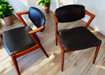 4 REFINISHED Danish MCM Teak Armchairs by Kai Kristiansen, Model 42 6