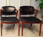 4 REFINISHED Danish MCM Teak Armchairs by Kai Kristiansen, Model 42 9