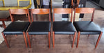 4 REFINISHED REUPHOLSTERED Danish MCM Teak Chairs by P. Volther for Frem Rojle 4