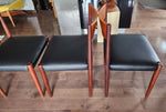 4 REFINISHED REUPHOLSTERED Danish MCM Teak Chairs by P. Volther for Frem Rojle 6