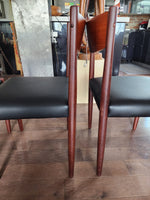 4 REFINISHED REUPHOLSTERED Danish MCM Teak Chairs by P. Volther for Frem Rojle 8
