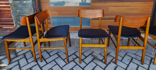 RESTORED Danish Mid Century Modern Teak Chairs by Farstrup, Set of 4 (or 8)