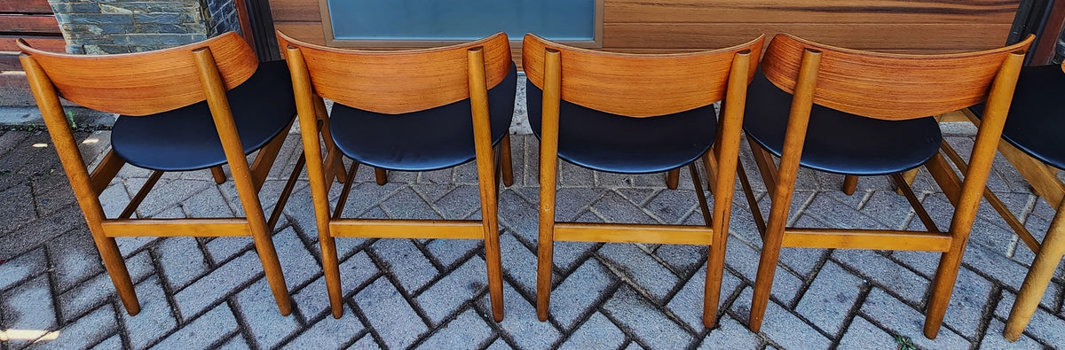 RESTORED Danish Mid Century Modern Teak Chairs by Farstrup, Set of 4 (or 8)