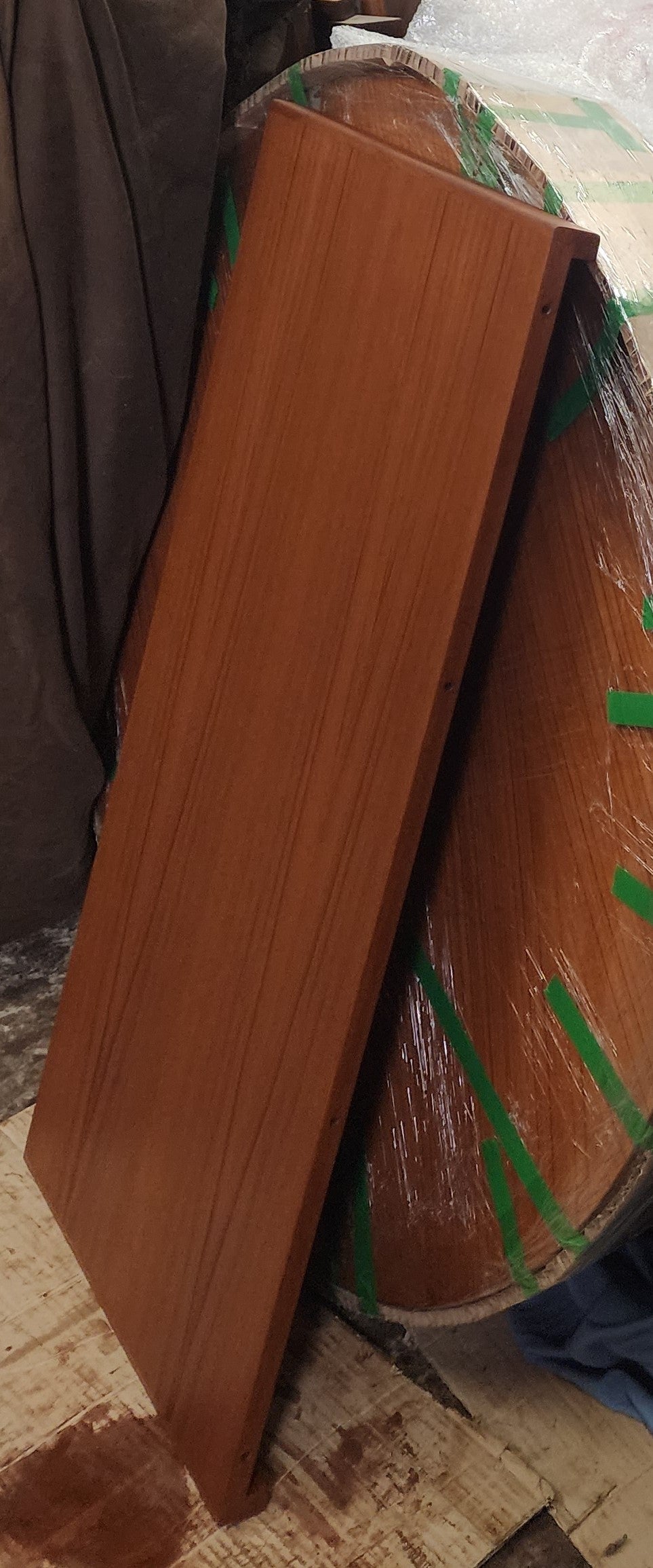 REFINISHED Danish Mid Century Modern Teak Table Oval w 2 Leaves by H. Kjaernulf 60
